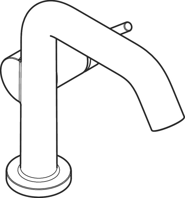 Hansgrohe Tecturis S Einhebel-Waschtischmischer Chrom, ComfortZone 110, Ausladung 130 mm, Auslaufhöhe 112 mm, Hebelgriff, Normalstrahl, max. Durchfluss 4 l/min, Keramikmischsystem, für Durchlauferhitzer geeignet