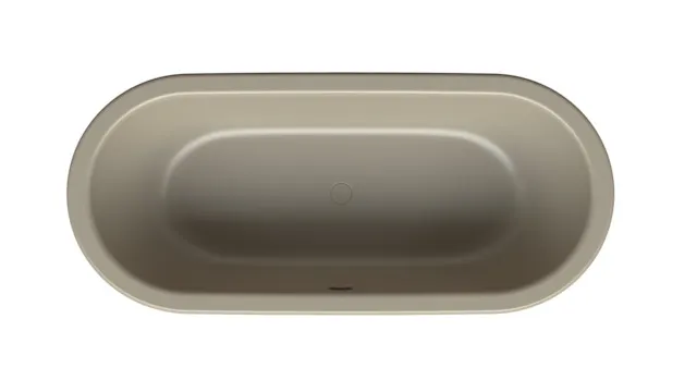 BetteSuno Oval Badewanne, 1775 x 775 x 420 mm, Cashmere, glasierter Titan-Stahl, Freistehend, 2-Sitzer