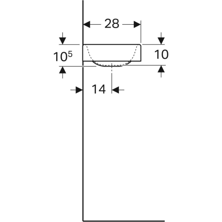 Wandwaschtisch „Preciosa II“, rechteckig, Hahnlochposition rechts 40 × 28 cm in weiß alpin Wandwaschtisch „Preciosa II“, rechteckig, Hahnlochposition rechts 40 × 28 cm in weiß alpin