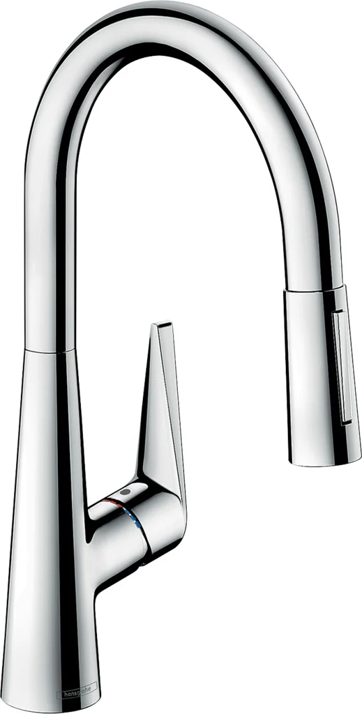 Hansgrohe Talis M51 Einhebel-Küchenmischer mit Ausziehbrause 2jet in Chrom, ComfortZone 200, Schwenkbereich einstellbar auf 110° oder 150°, Laminarstrahl und Brausestrahl arretierbar, MagFit magnetische Brausehalterung, Quick-Connect Schlauch, max. Durch Hansgrohe Talis M51 Einhebel-Küchenmischer mit Ausziehbrause 2jet in Chrom, ComfortZone 200, Schwenkbereich einstellbar auf 110° oder 150°, Laminarstrahl und Brausestrahl arretierbar, MagFit magnetische Brausehalterung, Quick-Connect Schlauch, max. Durch