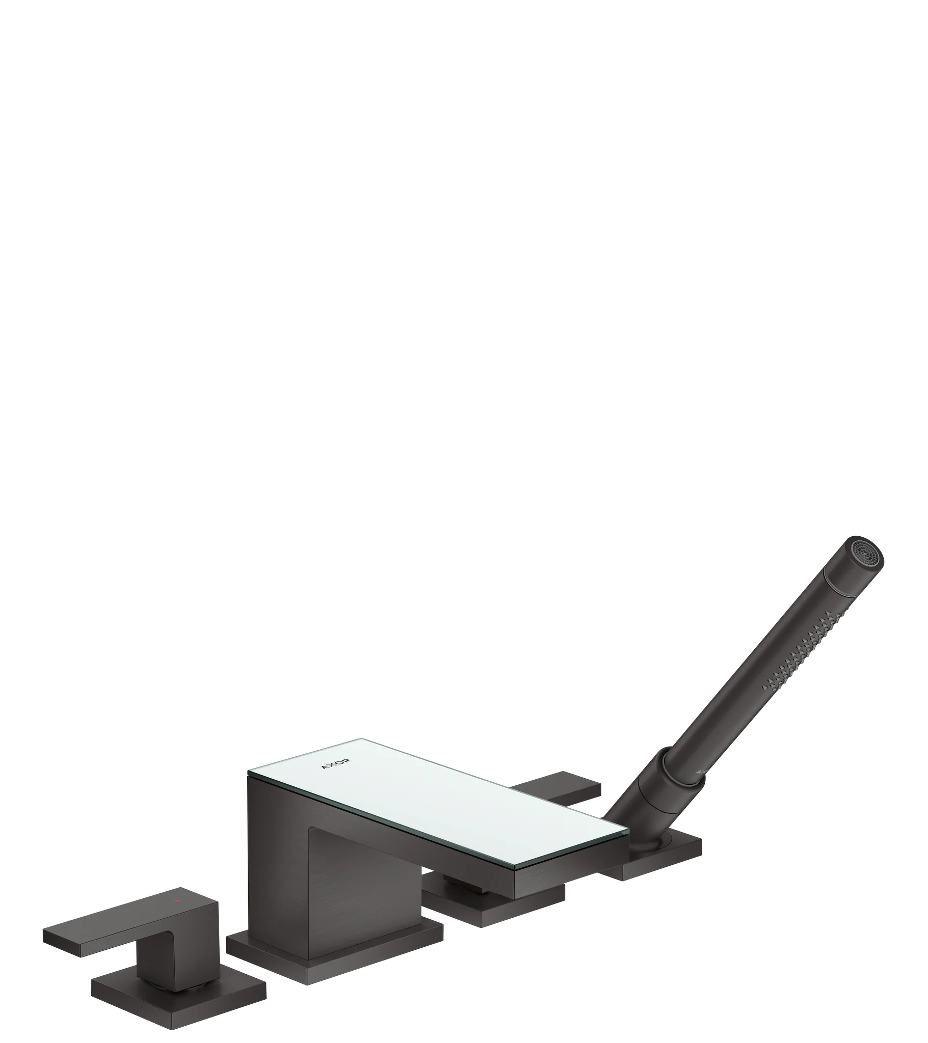 Hansgrohe AXOR MyEdition Mischer mit Platte 200 Glas, Spiegel Hansgrohe AXOR MyEdition Mischer mit Platte 200 Glas, Spiegel