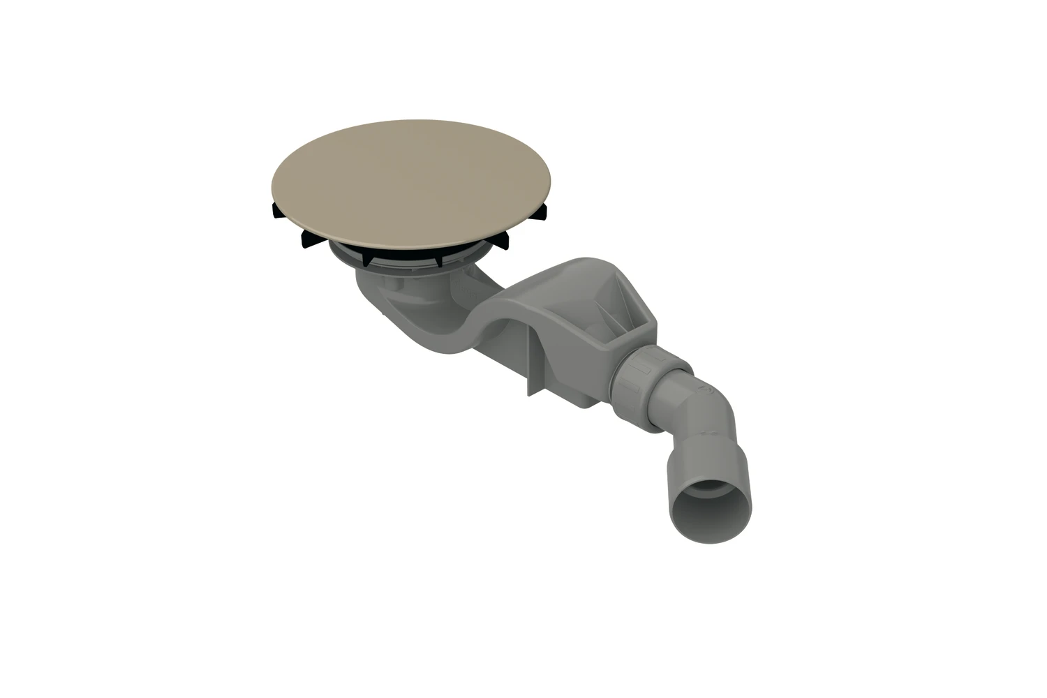 Bette Ablaufgarnitur für Duschwannen „BetteAir“ 50 Modell B525 152 mm in Bahamabeige