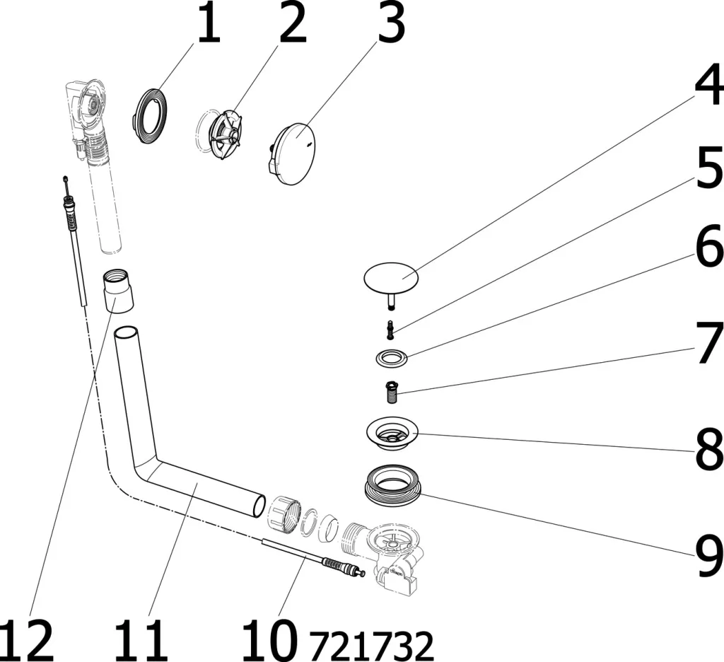 Viega Ab- und Überlaufgarnitur Modell 6162 „Multiplex“ 6162 in 1 1 / 2 Messing verchromt 19,7 cm Viega Ab- und Überlaufgarnitur Modell 6162 „Multiplex“ 6162 in 1 1 / 2 Messing verchromt 19,7 cm