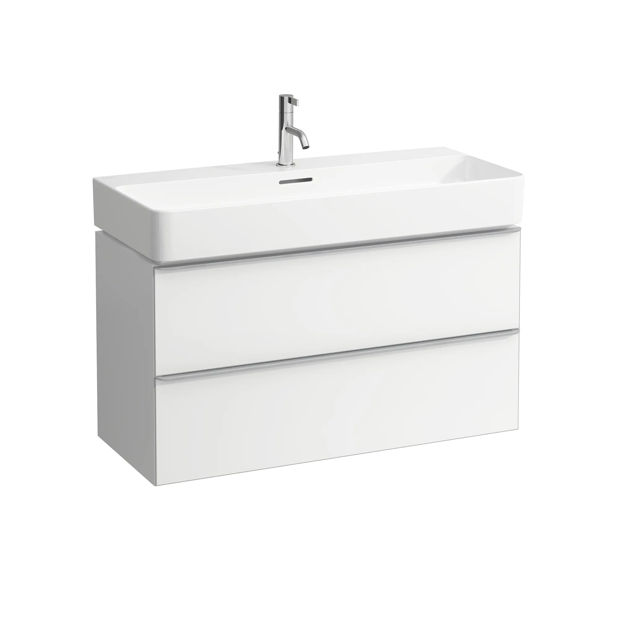 Laufen Waschtischunterbau „SPACE“ 933 × 500 × 408 mm Weiß matt Laufen Waschtischunterbau „SPACE“ 933 × 500 × 408 mm Weiß matt