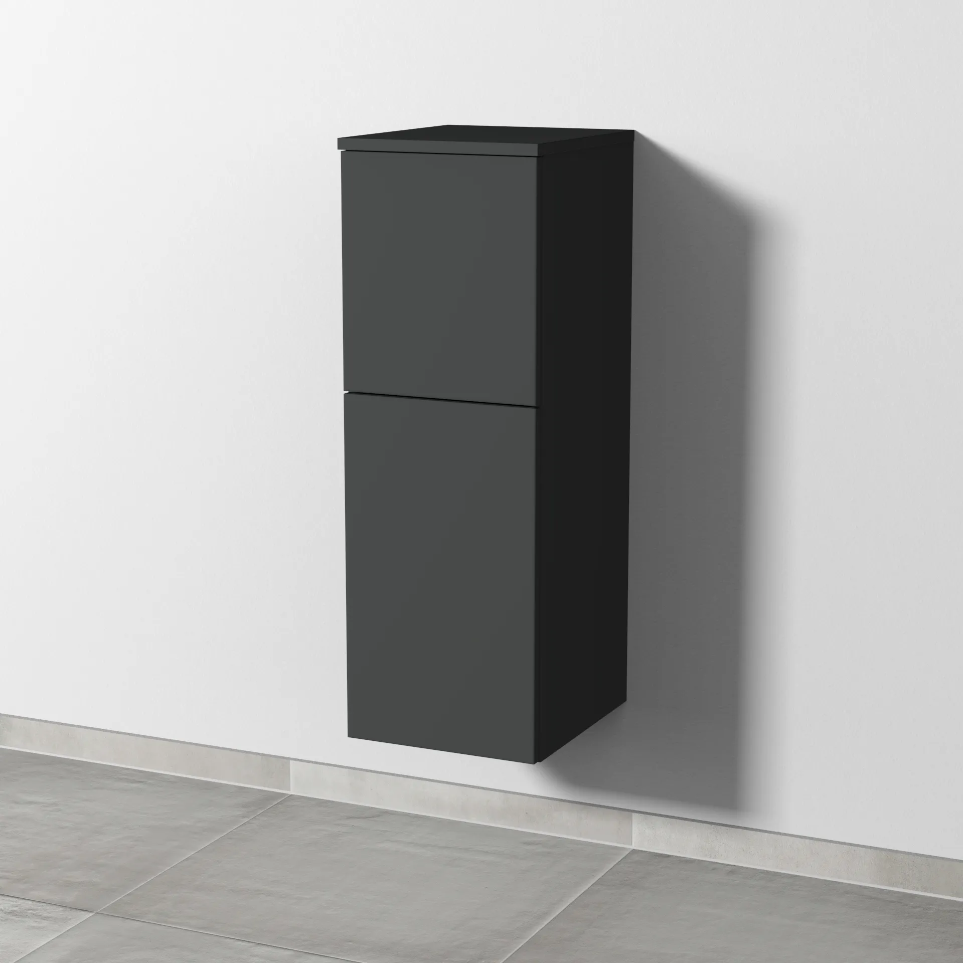 Sanipa Mittelschrank „3way“ 300 × 850 × 345 mm Anschlag links, in Graphit (matt), Anschlag links