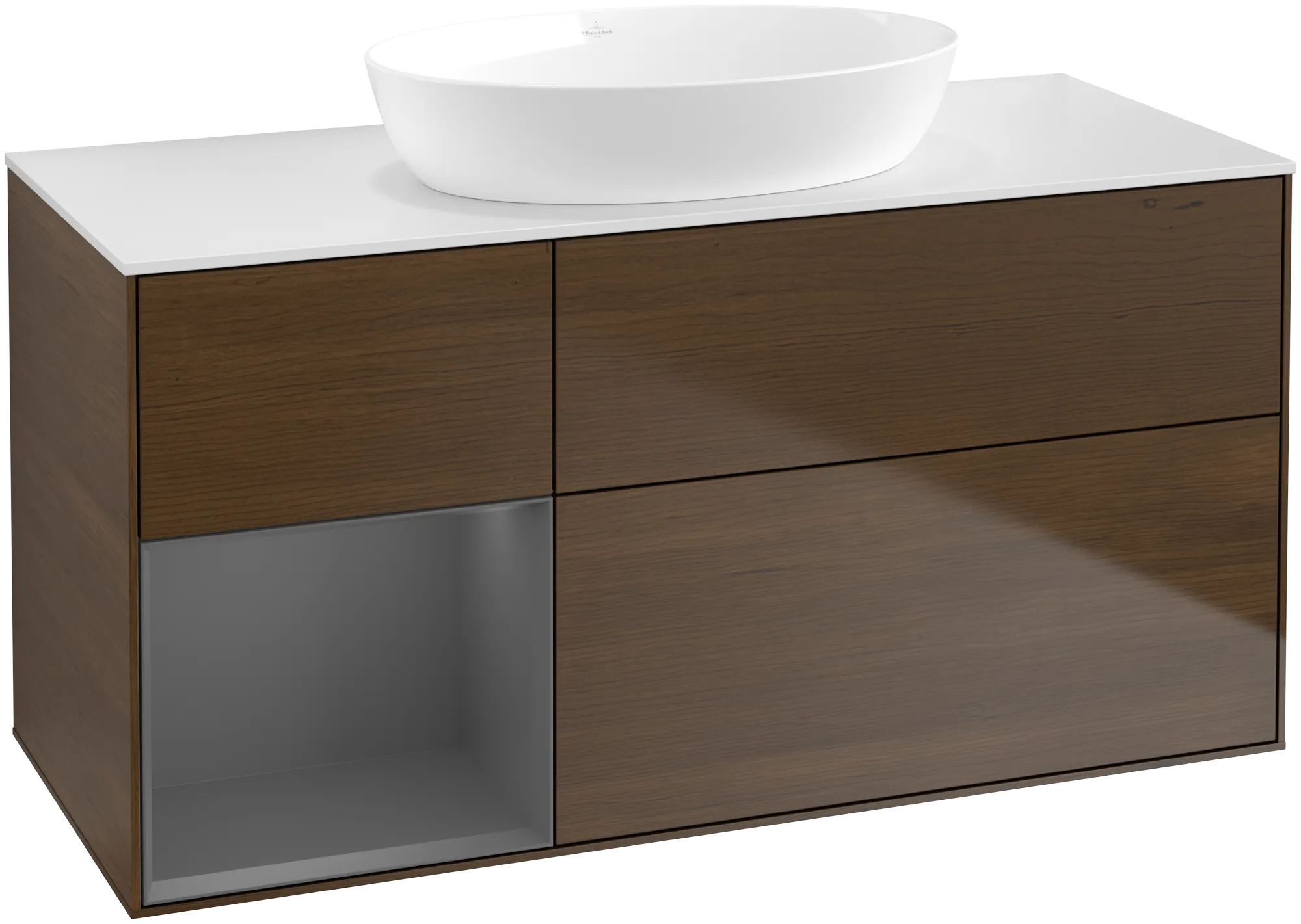 Villeroy & Boch Finion Waschbeckenunterschrank GA6 1200x603x501mm mit Beleuchtung