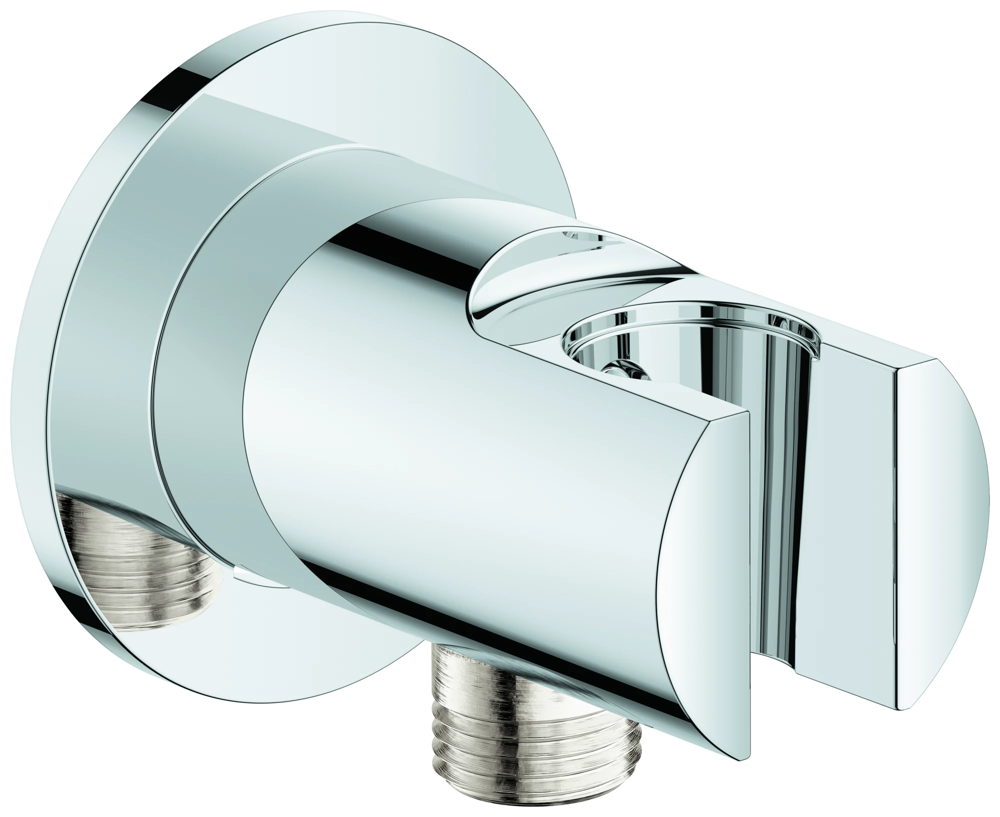 Wandanschlussbogen Tempesta 28628_1, mit Wandbrausehalter, Außengewinde, chrom