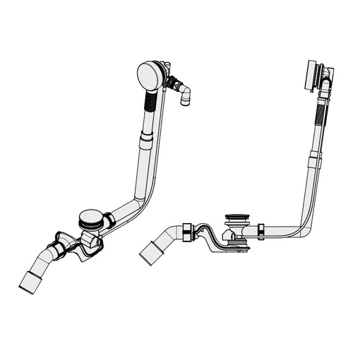 Kaldewei Ablaufgarnitur Modell 4012 „Comfort Level Plus“ verlängert in chrom Kaldewei Ablaufgarnitur Modell 4012 „Comfort Level Plus“ verlängert in chrom
