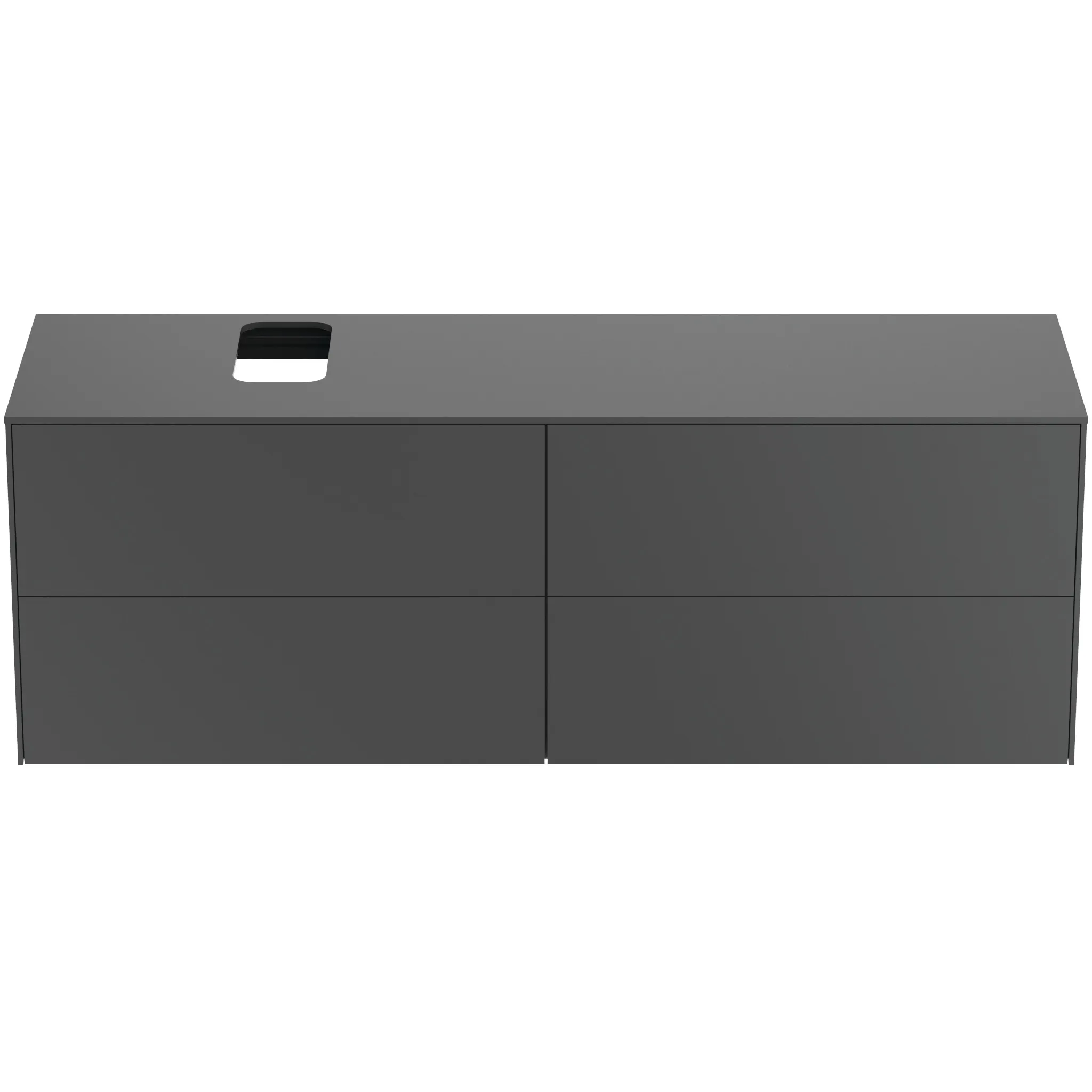 Ideal Standard Waschtischunterschrank Conca, 4 Auszüge, Anthrazit Ideal Standard Waschtischunterschrank Conca, 4 Auszüge, Anthrazit