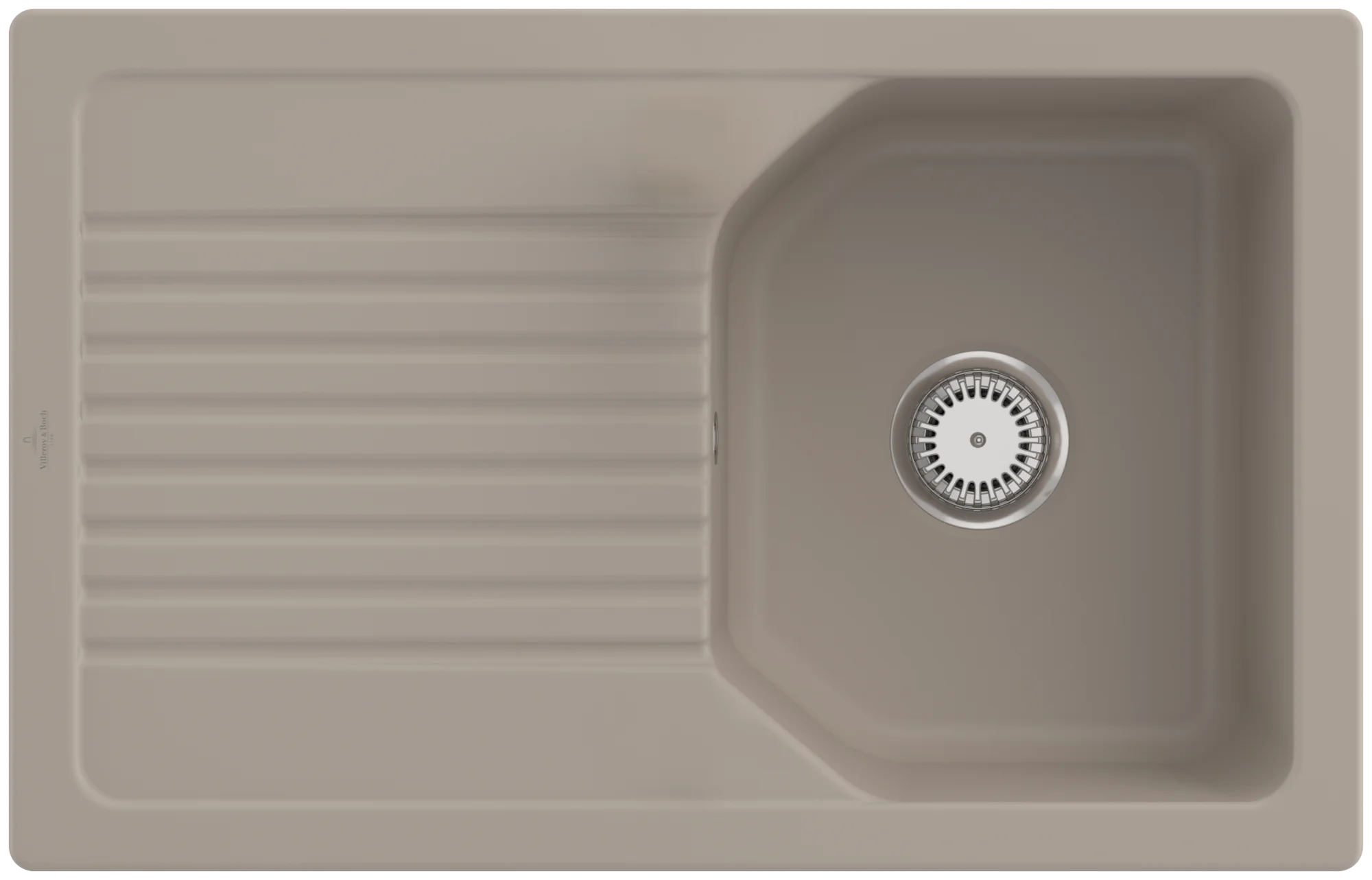 Villeroy & Boch Linara 45 Einbauspüle, TitanCeram, 800x510mm Villeroy & Boch Linara 45 Einbauspüle, TitanCeram, 800x510mm
