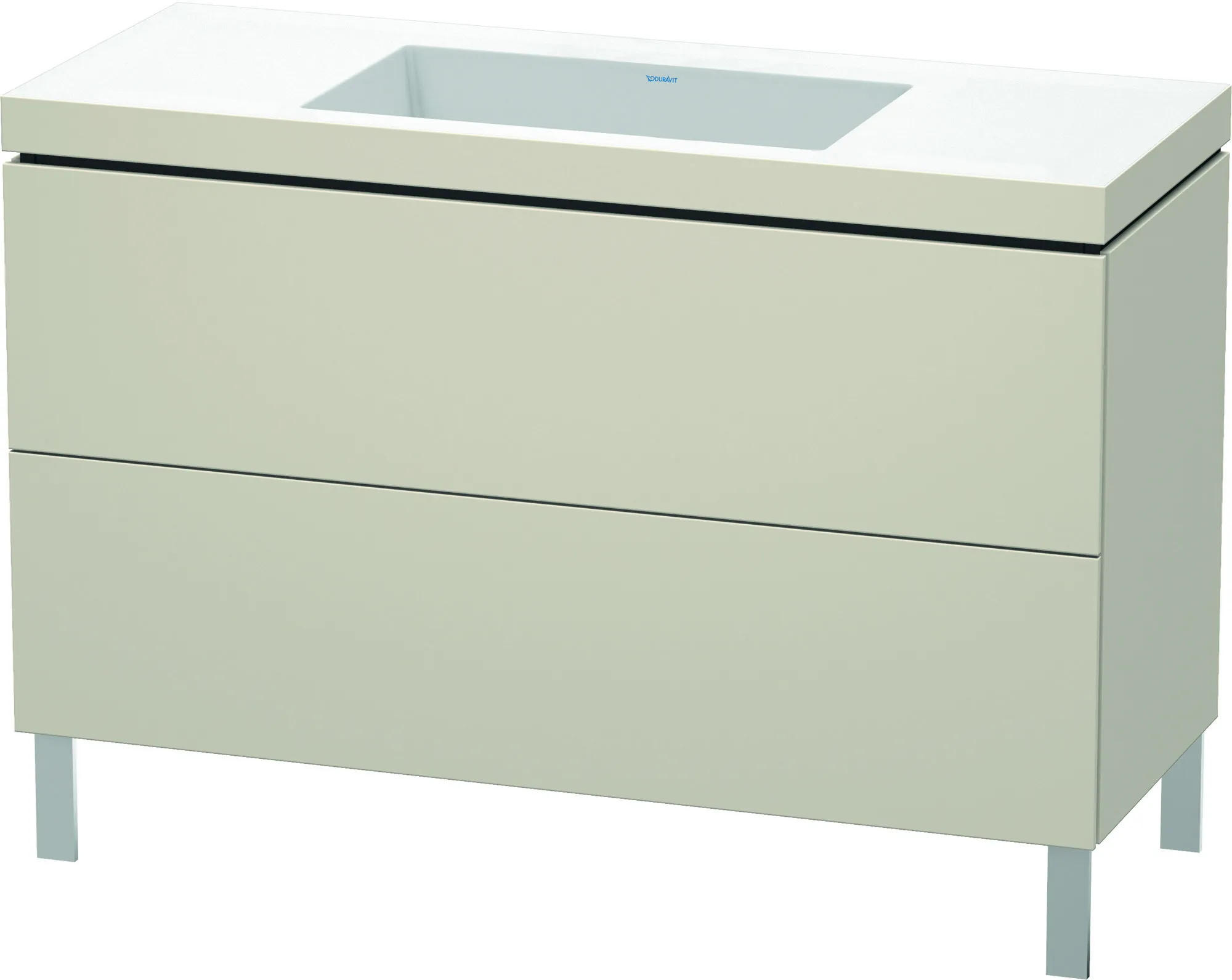 Duravit Set bodenstehend „L-Cube“ 120 × 48 × 69,8 cm