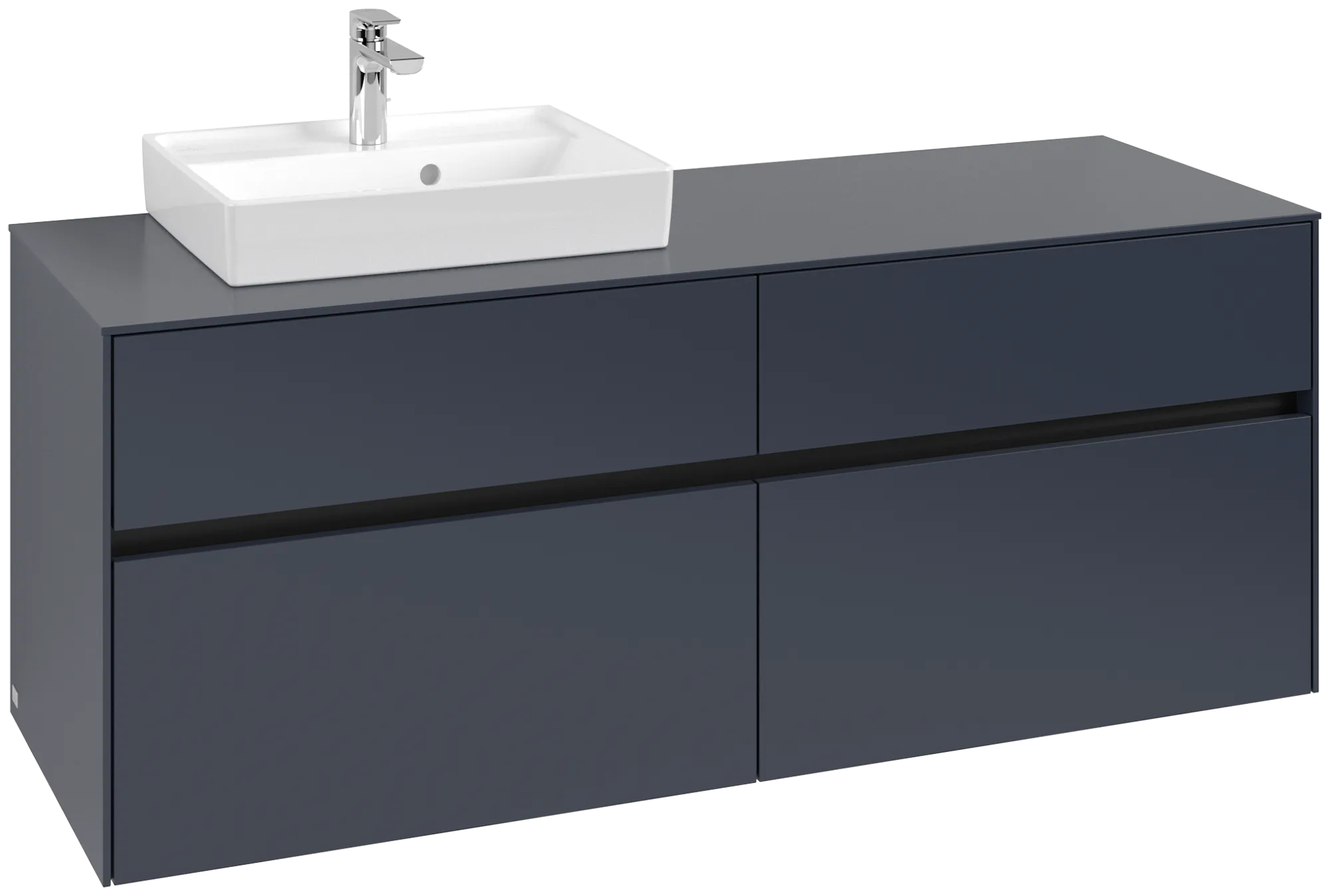 Villeroy & Boch Collaro Waschbeckenunterschrank C074B0 1400x548x500mm Marine Blue