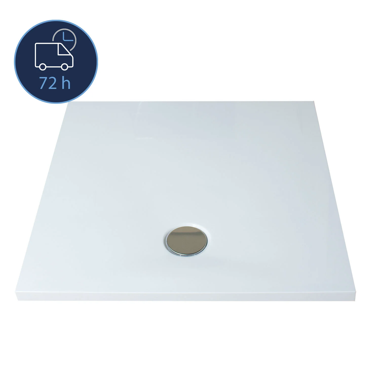 Breuer QUICK 72 Modern Line Quadratduschwanne, weiß, 1000 x 1000 mm, Höhe 35 cm Breuer QUICK 72 Modern Line Quadratduschwanne, weiß, 1000 x 1000 mm, Höhe 35 cm