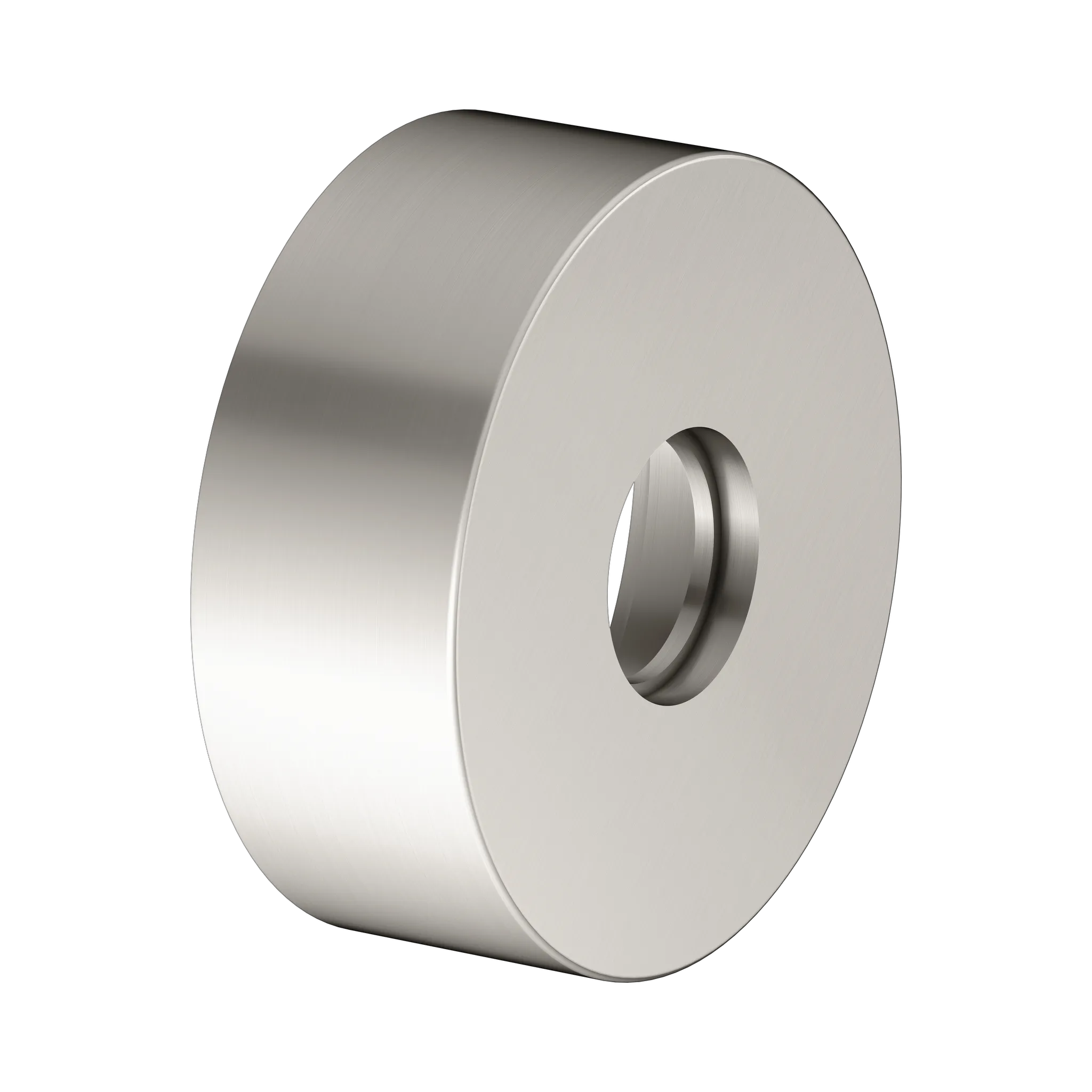 IXMO 59545050281 Verlängerungs-rund f. Wanneneinlauf/Schlauchanschl. Höhe 25 mm Nickel gebürstet