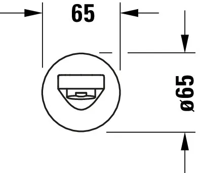 Auslauf für Armaturen „Tulum by Starck“ in Chrom Auslauf für Armaturen „Tulum by Starck“ in Chrom