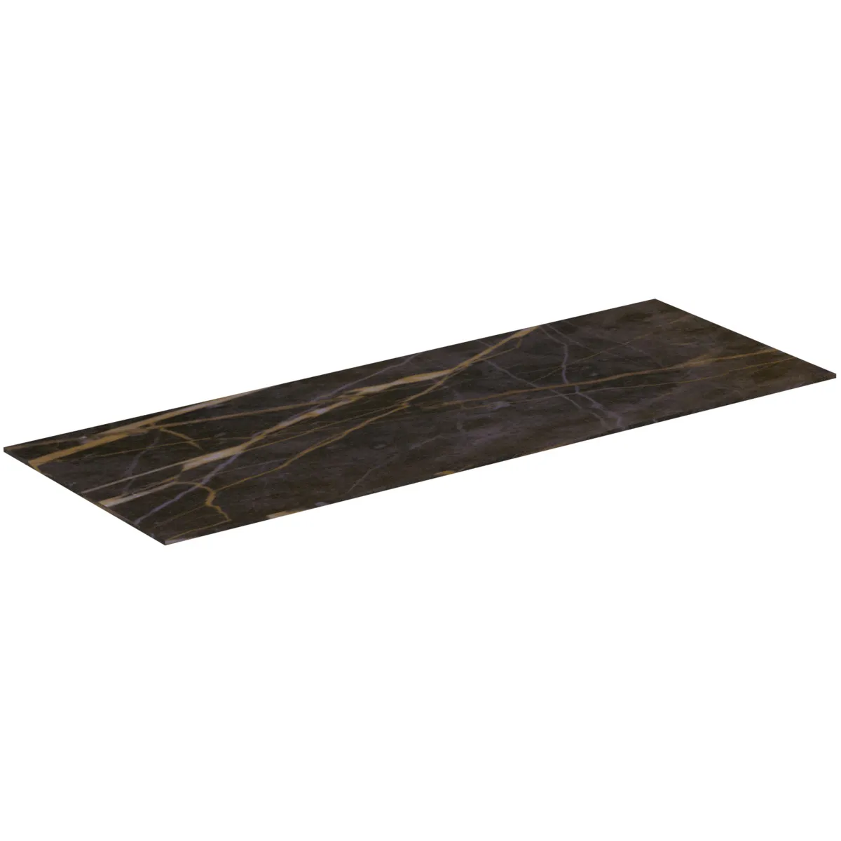 Waschtischplatte Conca, aus Keramik, 1002x373x6mm, Marmor Noir Desir Waschtischplatte Conca, aus Keramik, 1002x373x6mm, Marmor Noir Desir