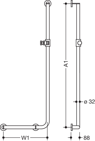 HEWI Haltegriff „System 900“