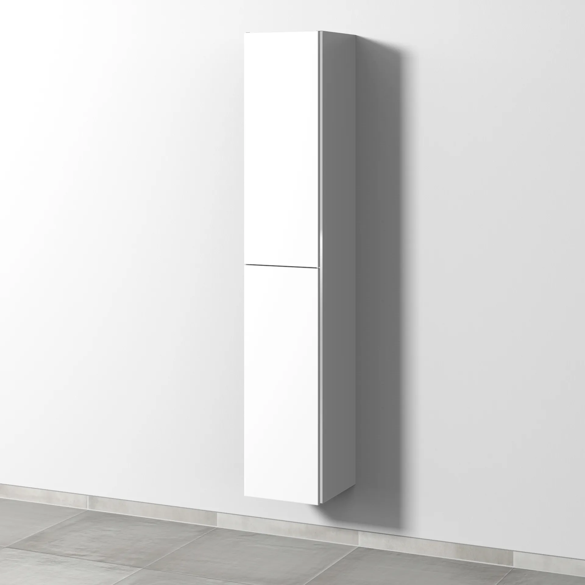 Sanipa Hochschrank „3way“ 300 × 1700 × 345 mm Anschlag links, in Weiß-Soft, Anschlag links