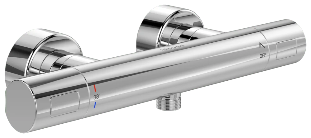 Villeroy & Boch Duschthermostat Universal Taps & Fittings TVS000017000, 317x65x104mm Rund Chrom