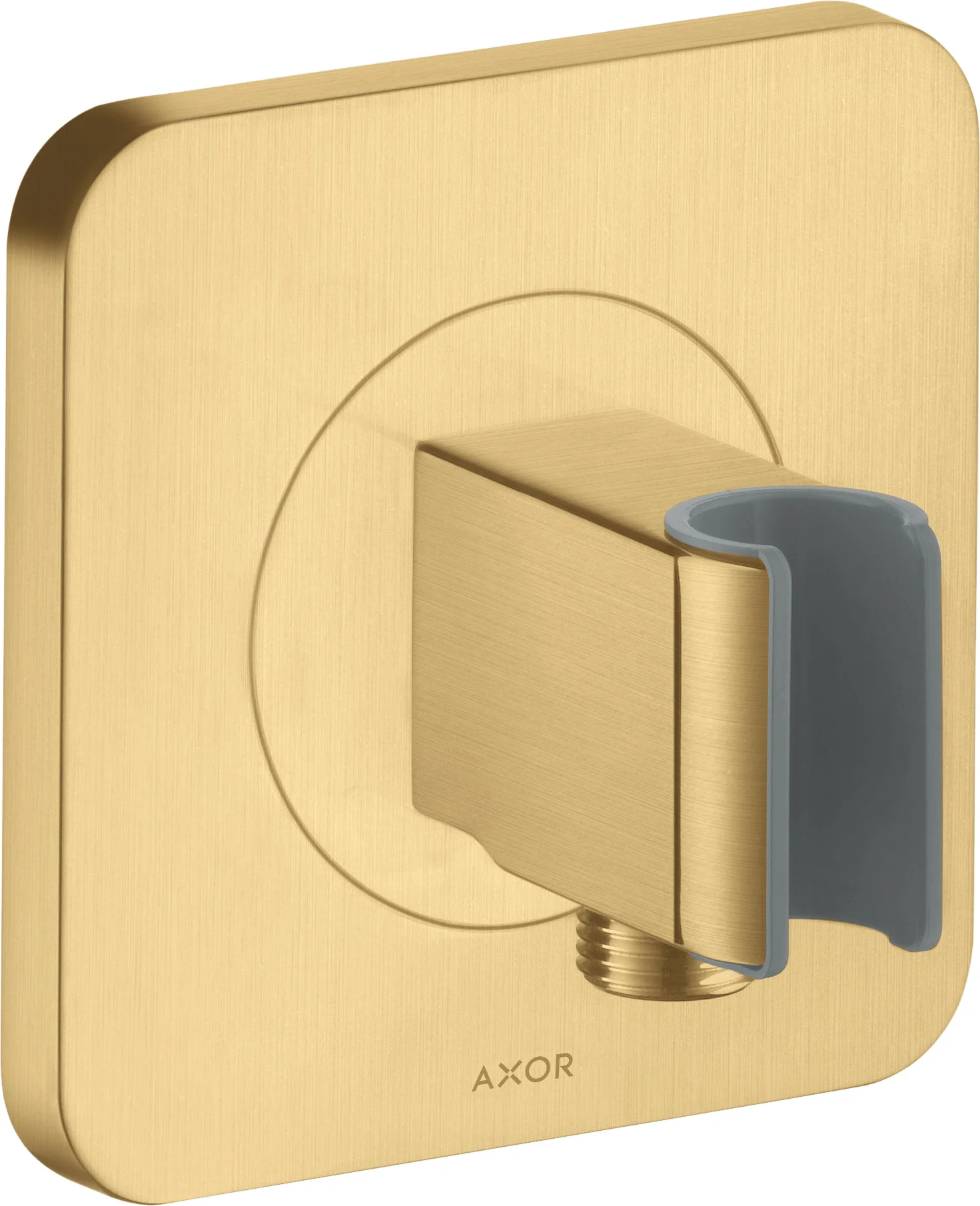 Hansgrohe AXOR Citterio E Brausenhalter Brushed Gold Optic, 120/120 softsquare, Anschluss G 1/2 Hansgrohe AXOR Citterio E Brausenhalter Brushed Gold Optic, 120/120 softsquare, Anschluss G 1/2