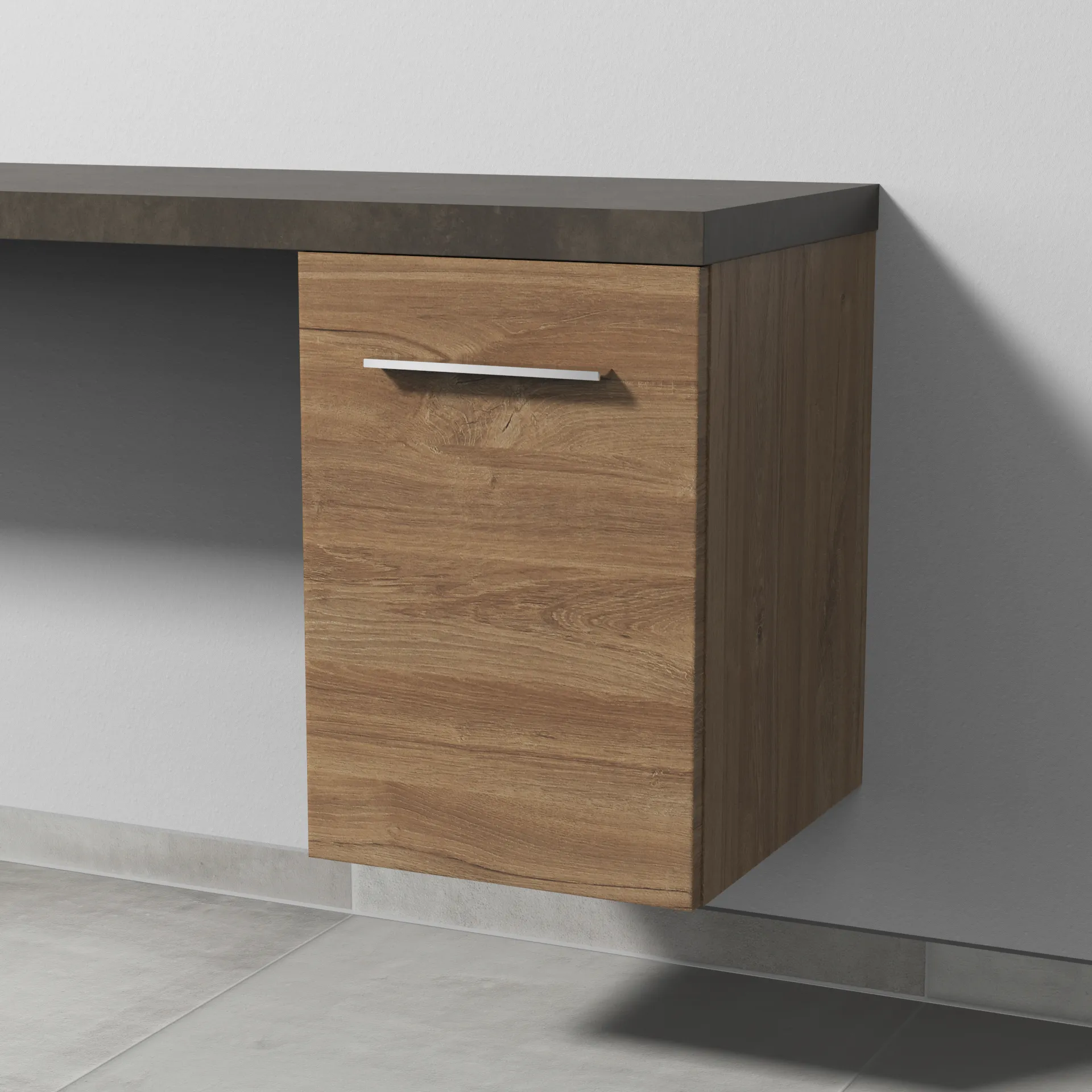 Sanipa Anbauschrank „2morrow“ 350 × 510 × 420 mm in Eiche Kansas
