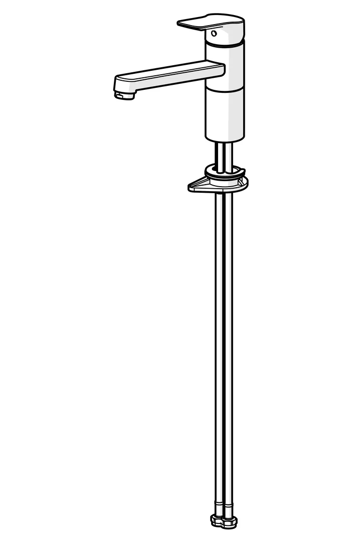HansaBASIC Küchenarmatur EHM 5548, Ausladung 223 mm, DN15, Chrom HansaBASIC Küchenarmatur EHM 5548, Ausladung 223 mm, DN15, Chrom
