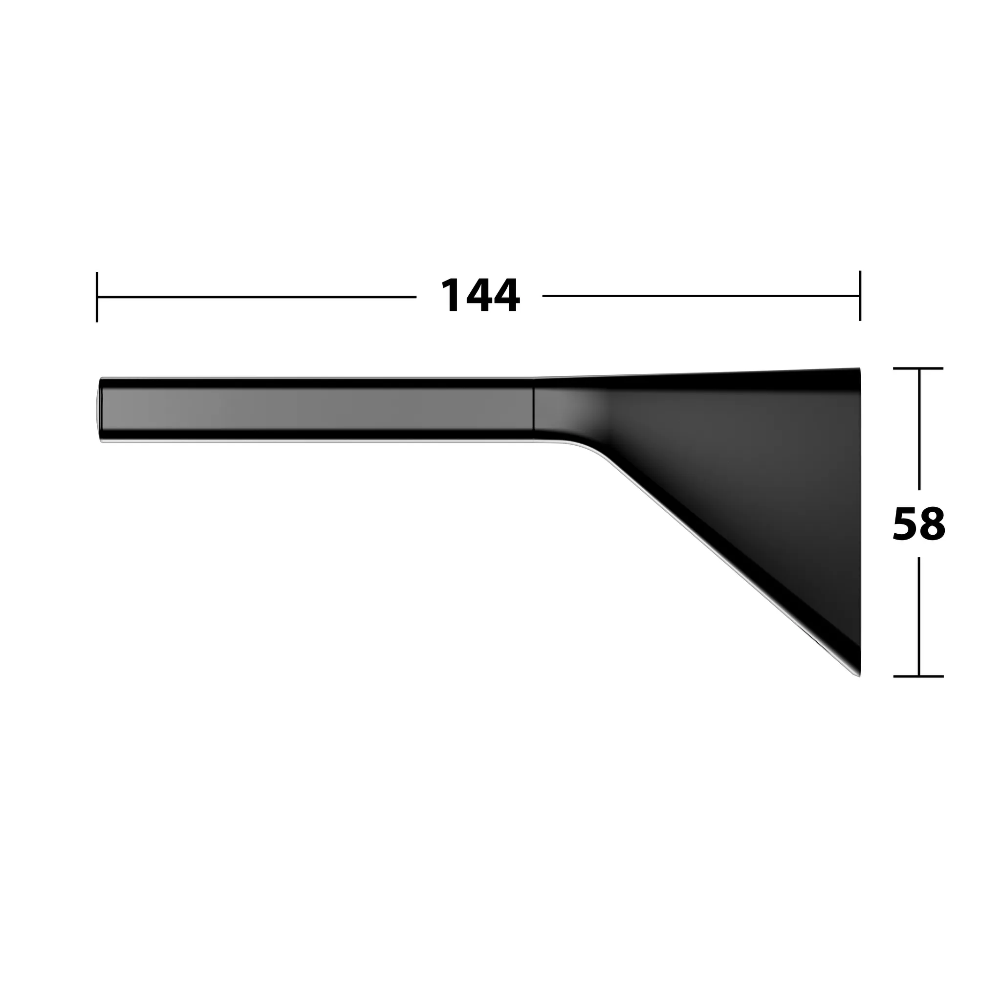 Aveno Ersatzrollenhalter schwarz matt