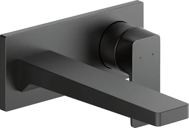 Einhand-Waschtischarmatur „Manhattan“ Ausladung 189 mm in Schwarz (matt) Einhand-Waschtischarmatur „Manhattan“ Ausladung 189 mm in Schwarz (matt)