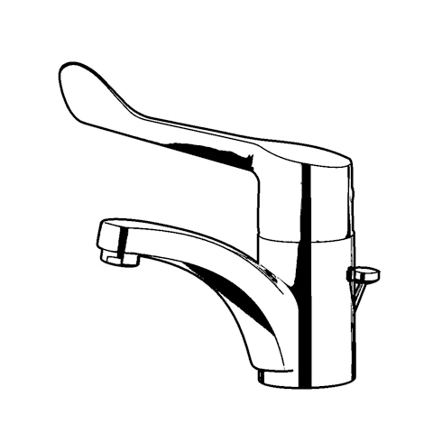 MEDI CARE WT-EHM DN 15 Klinik Armhebel Ablg. chrom