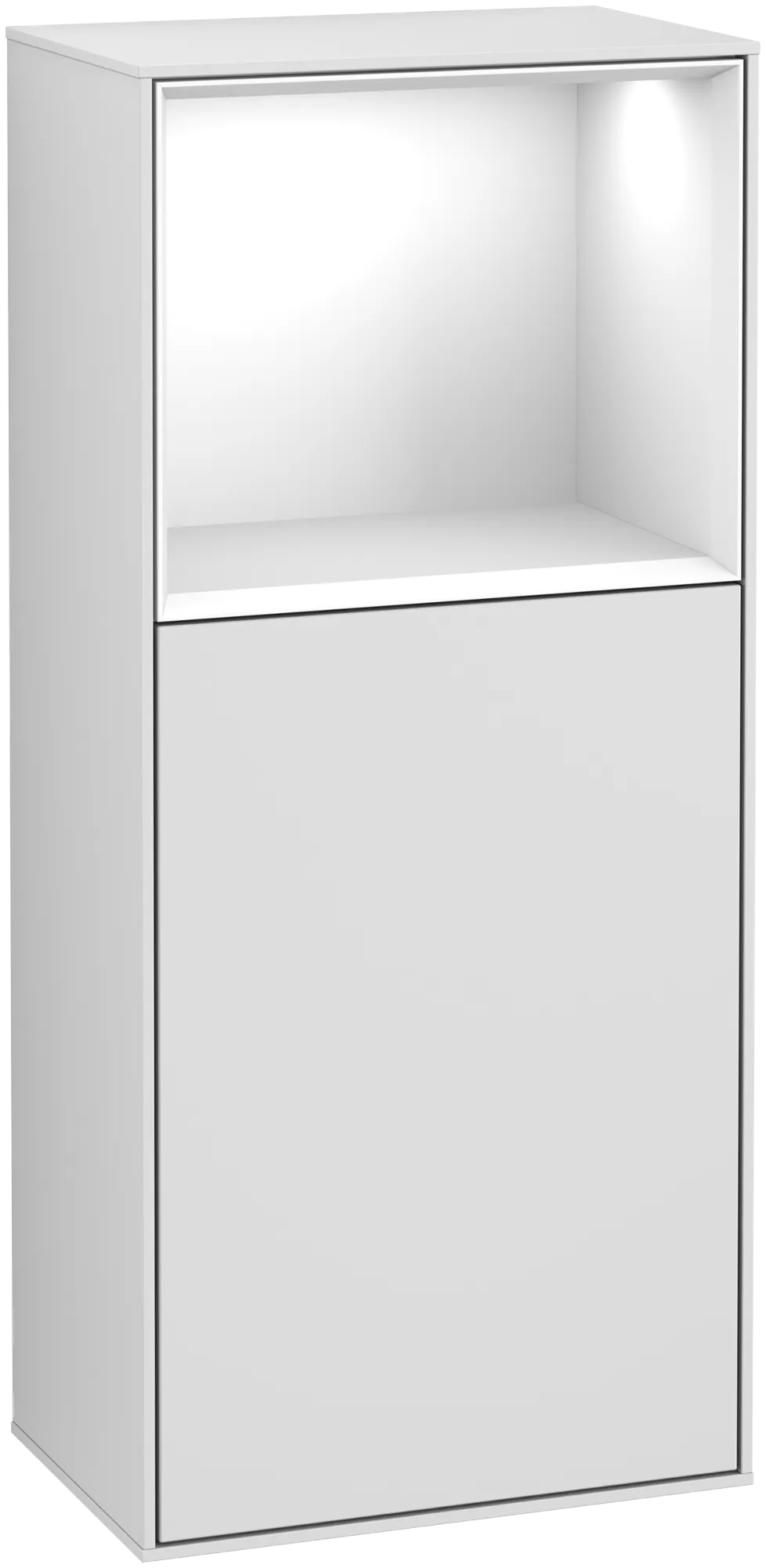 Villeroy & Boch Finion Seitenschrank G50, 418x936x270mm, White Matt/Glossy White
