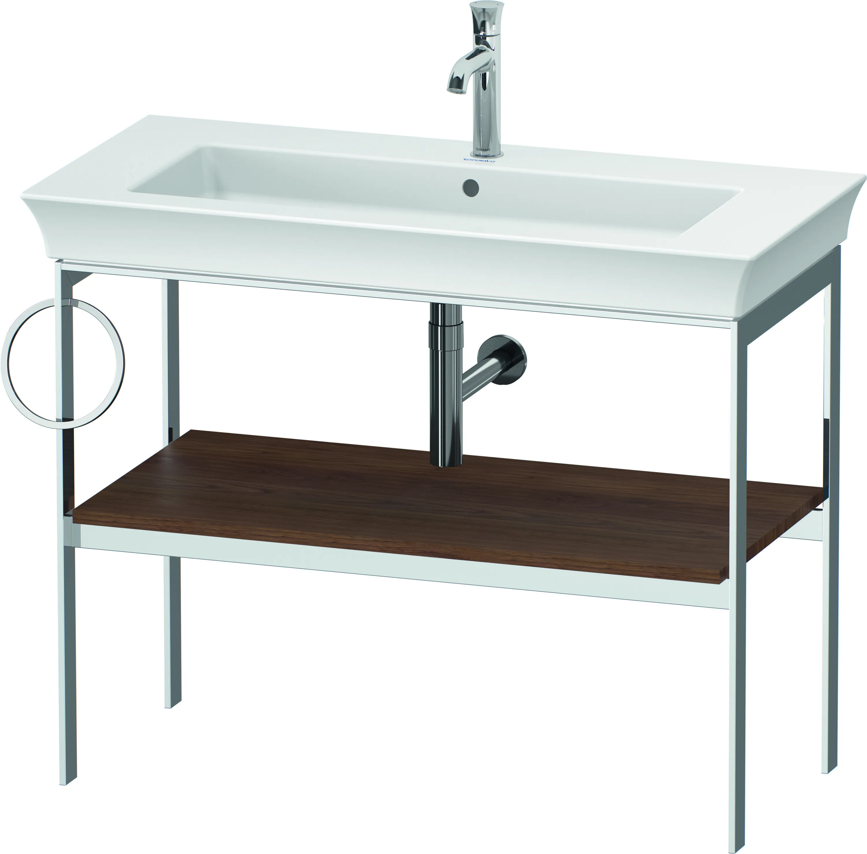 Duravit Konsole „White Tulip“ in Amerikanischer Nussbaum
