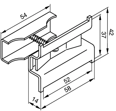 Zubehör Halter Bauhöhe Sonder-Lack Zubehör Halter Bauhöhe Sonder-Lack