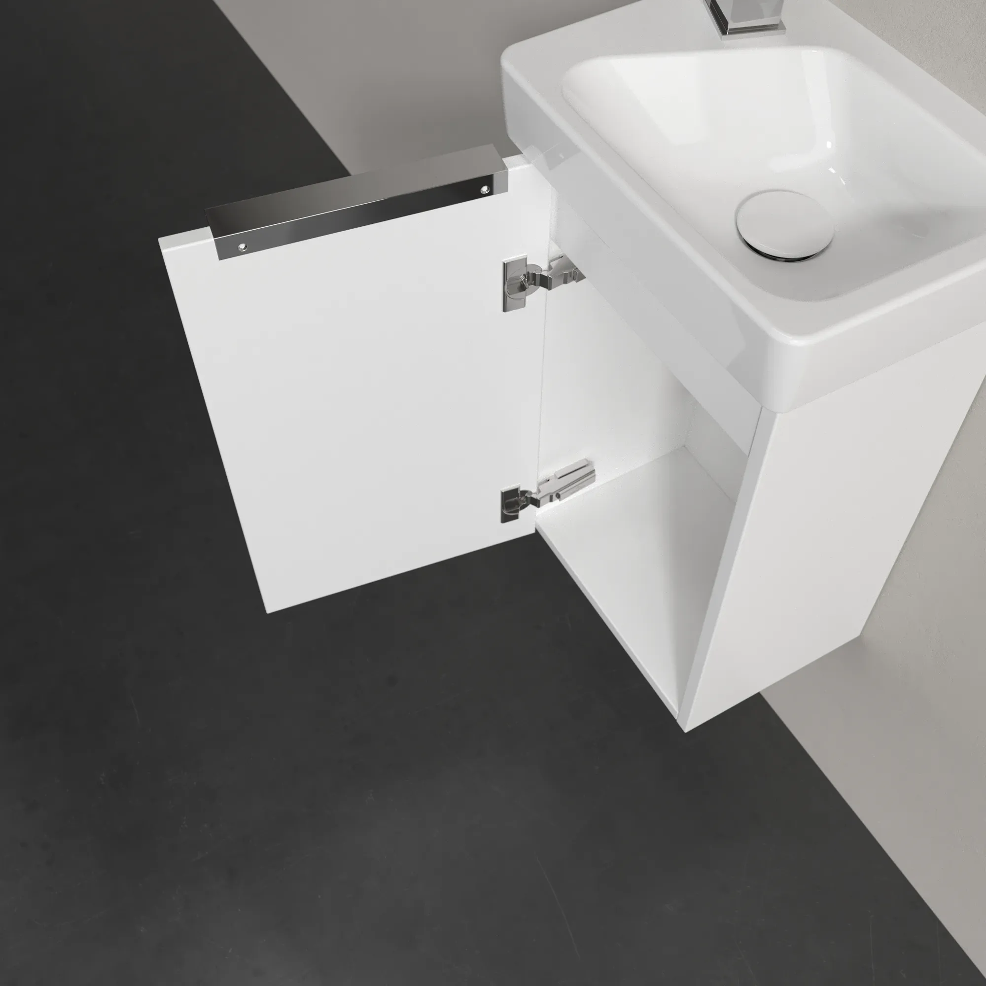 Villeroy & Boch Waschtischunterschrank „Architectura“ 310 × 520 mm Weiß Matt, Anschlag links Villeroy & Boch Waschtischunterschrank „Architectura“ 310 × 520 mm Weiß Matt, Anschlag links