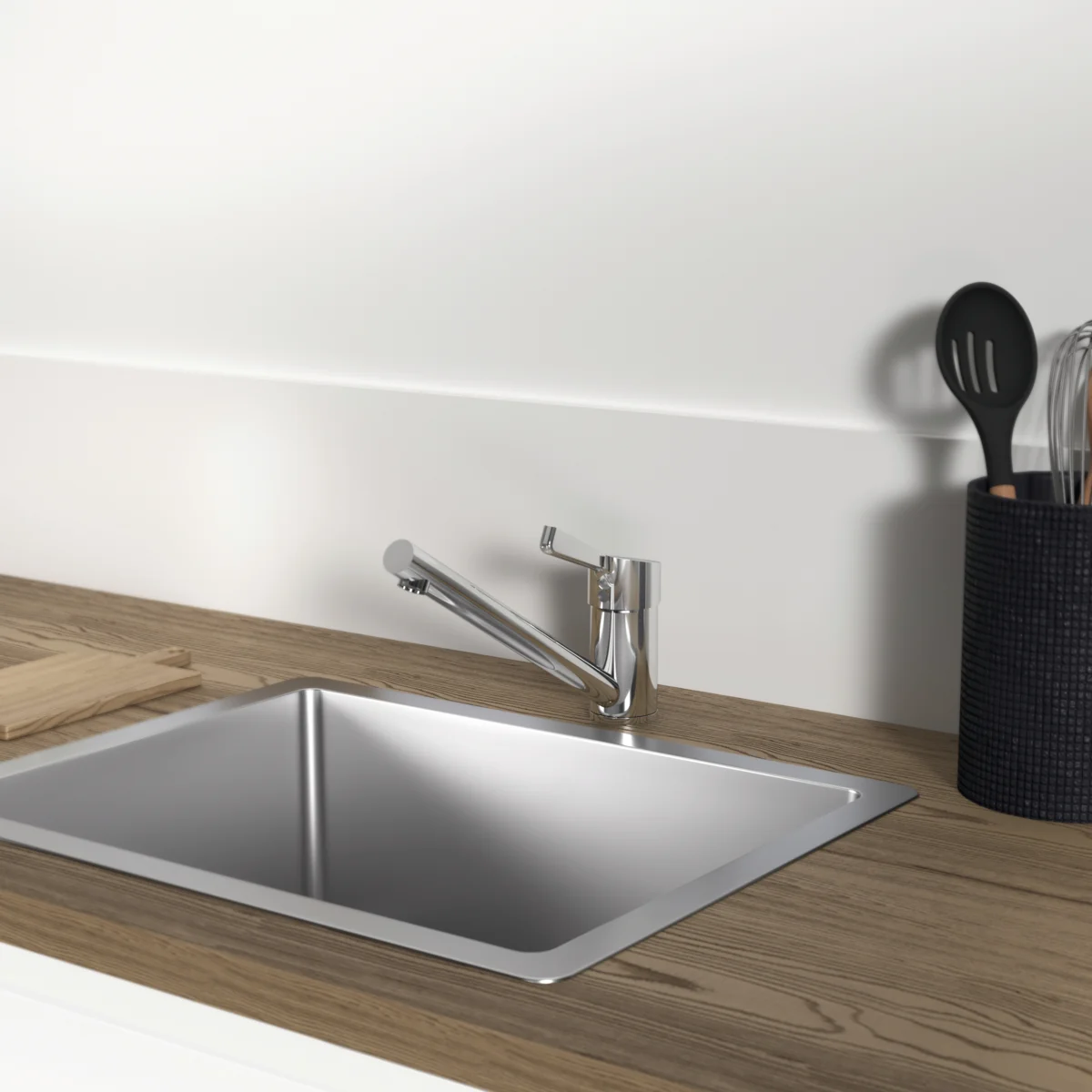 Ideal Standard Küchenarmatur Ceralife Chrom - Hochwertige Einhebelmischer in Chromoptik für moderne Küchen
