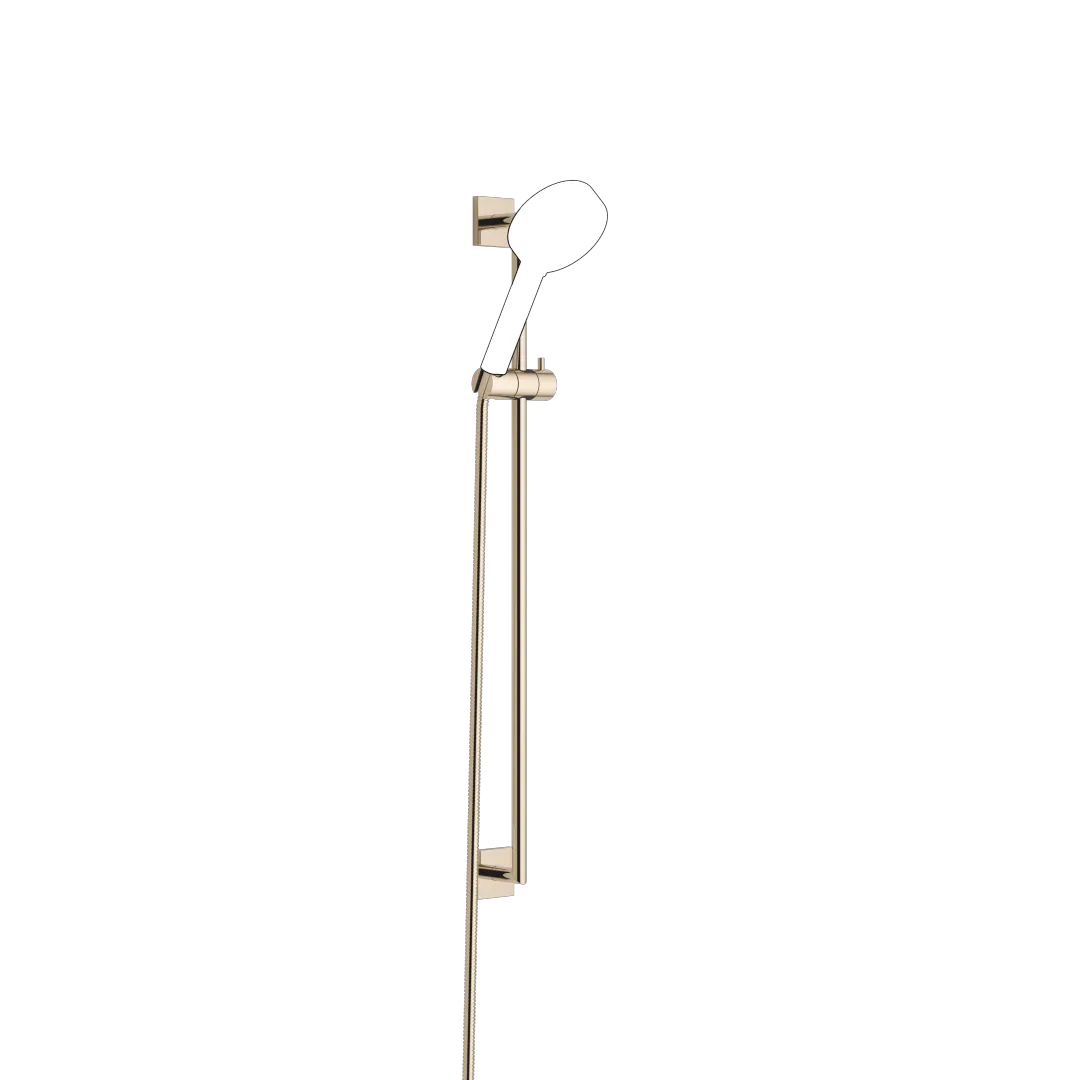 Dornbracht Duschgarnitur SERIENNEUTRAL Light Gold PVD - 800 mm Stichmaß, Rosette 60x60 mm, Rohrdurchmesser 18 mm