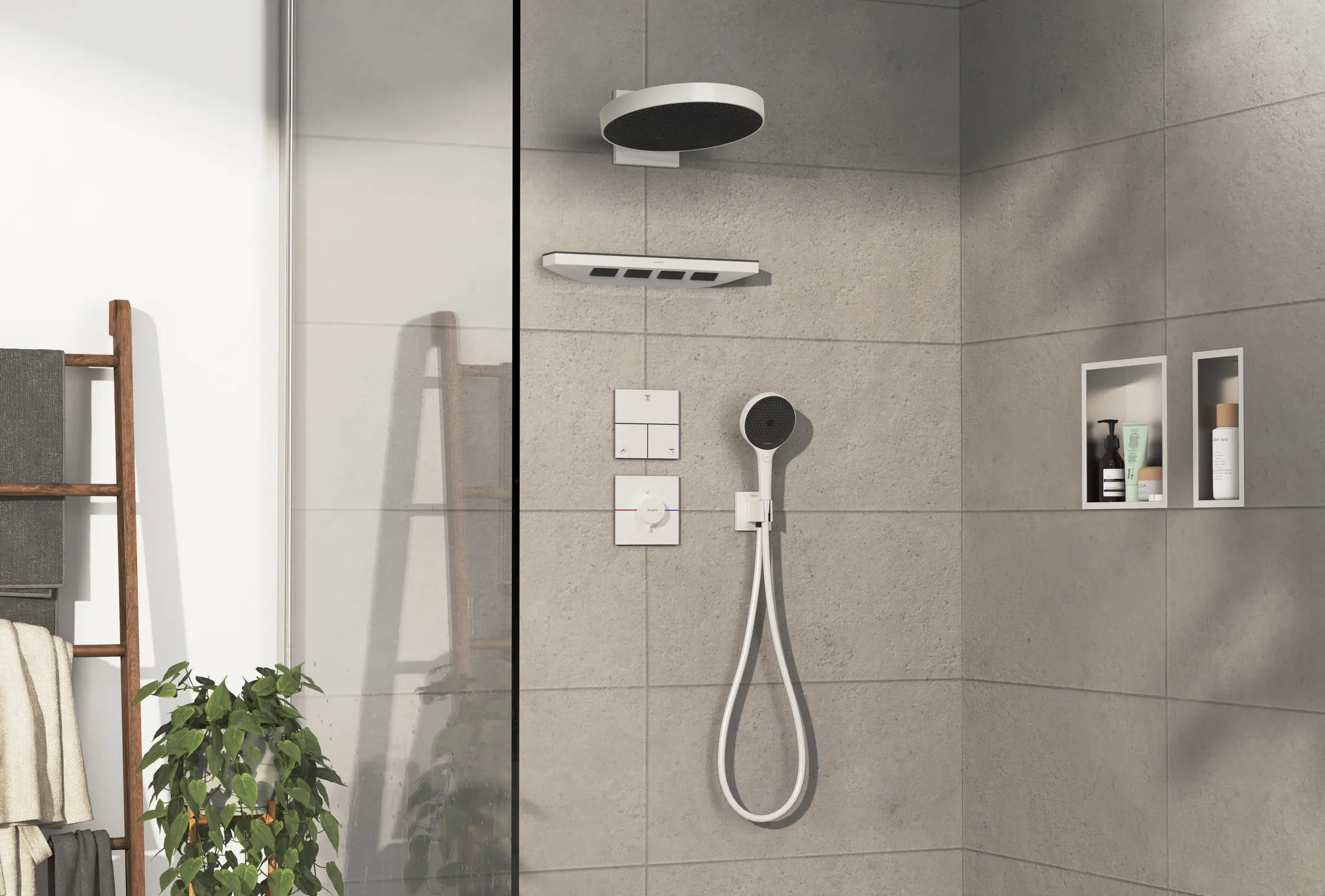 ShowerSelect Comfort E Ventil Unterputz für 3 Verbraucher Chrom ShowerSelect Comfort E Ventil Unterputz für 3 Verbraucher Chrom