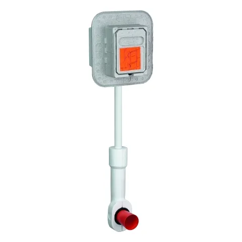 Druckspüler für WC 37048, Wandeinbau, DN 20, mit Anschluss für Magnetventil Druckspüler für WC 37048, Wandeinbau, DN 20, mit Anschluss für Magnetventil