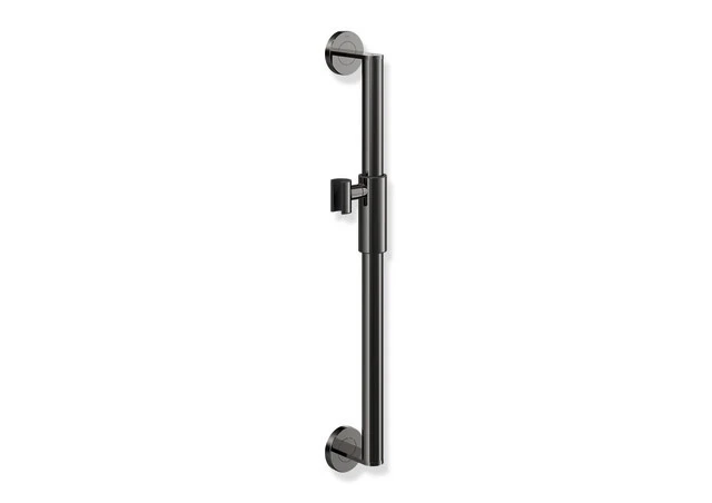 Brausehalterstange, Edelstahl, PVD, Achsmaß 600 mm, D: 32 mm, mit magnetischem Brausehalter, in Farbe CK (messing glänzend)