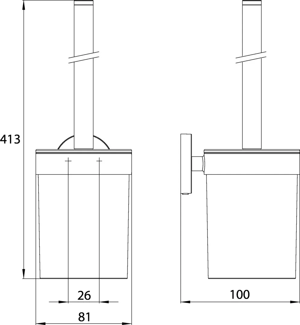 emco round BürstengarniturKunststoff weiß, chrom emco round BürstengarniturKunststoff weiß, chrom