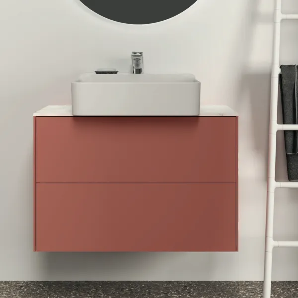 Ideal Standard Waschtischunterschrank „Conca“ 80 × 54 × 37,3 cm Sunset matt lackiert