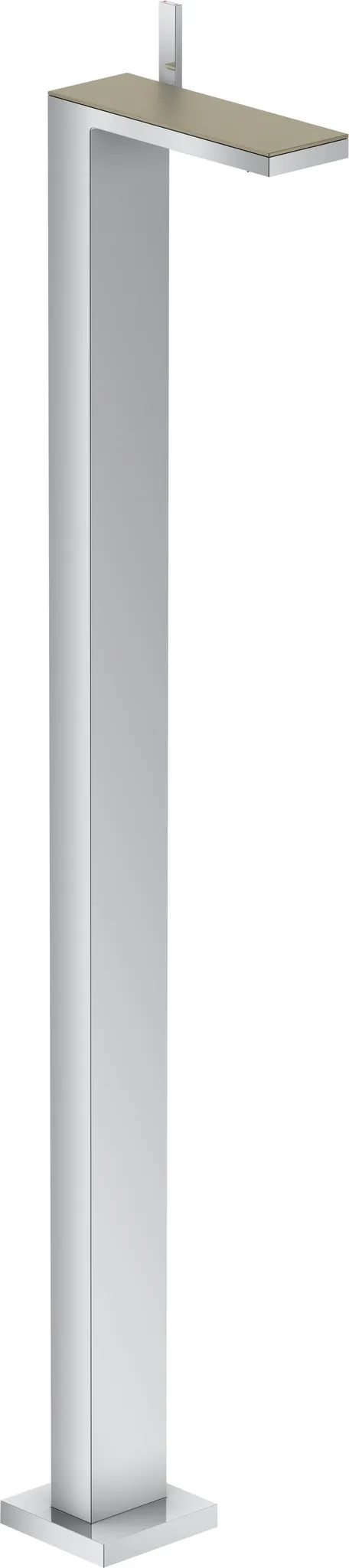 AXOR MyEdition Einhebel-Waschtischmischer bodenstehend mit Push-Open Ablaufgarnitur ohne Platte Chrom