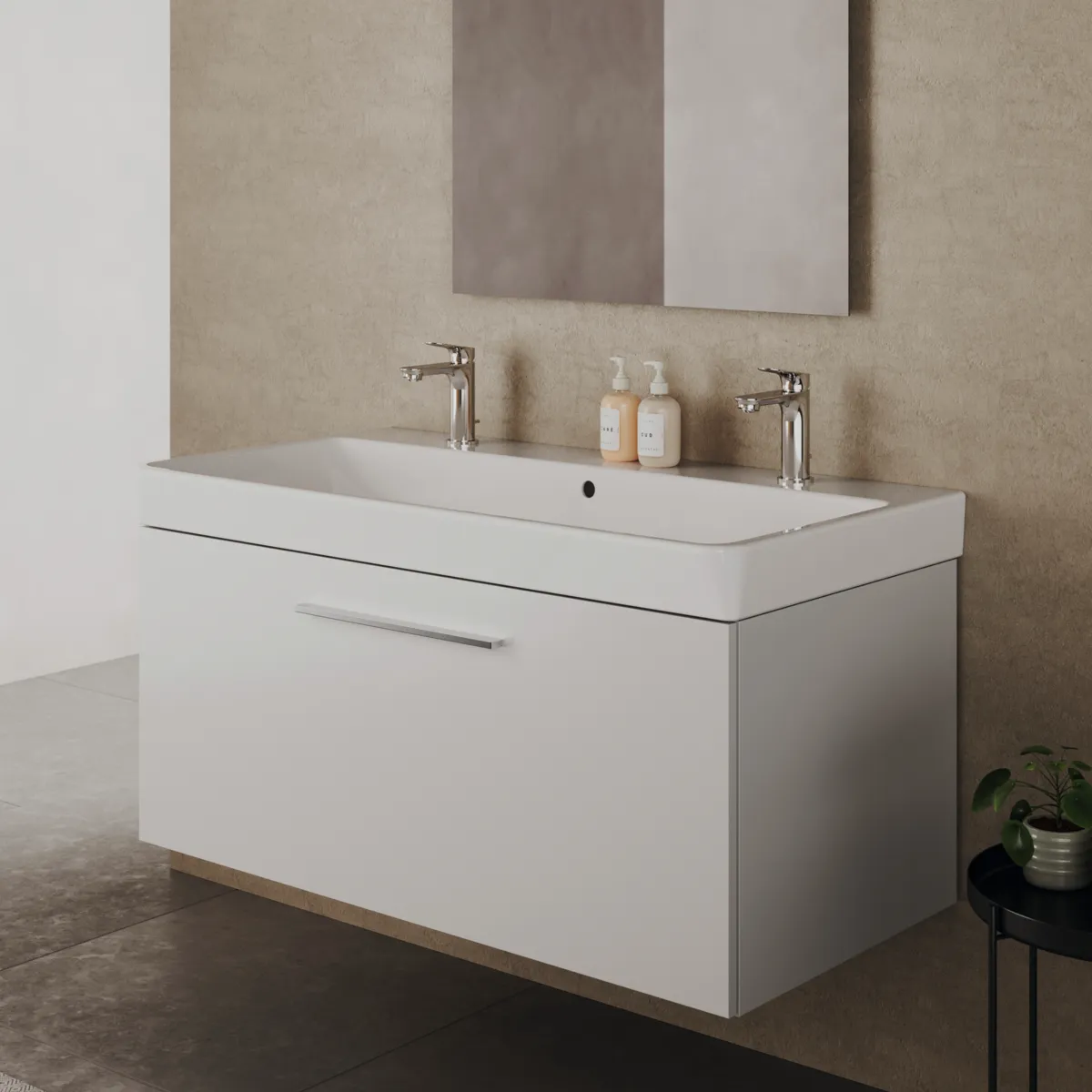 Ideal Standard Waschbecken „i.lifeB“, Hahnlochposition mittig in Weiß