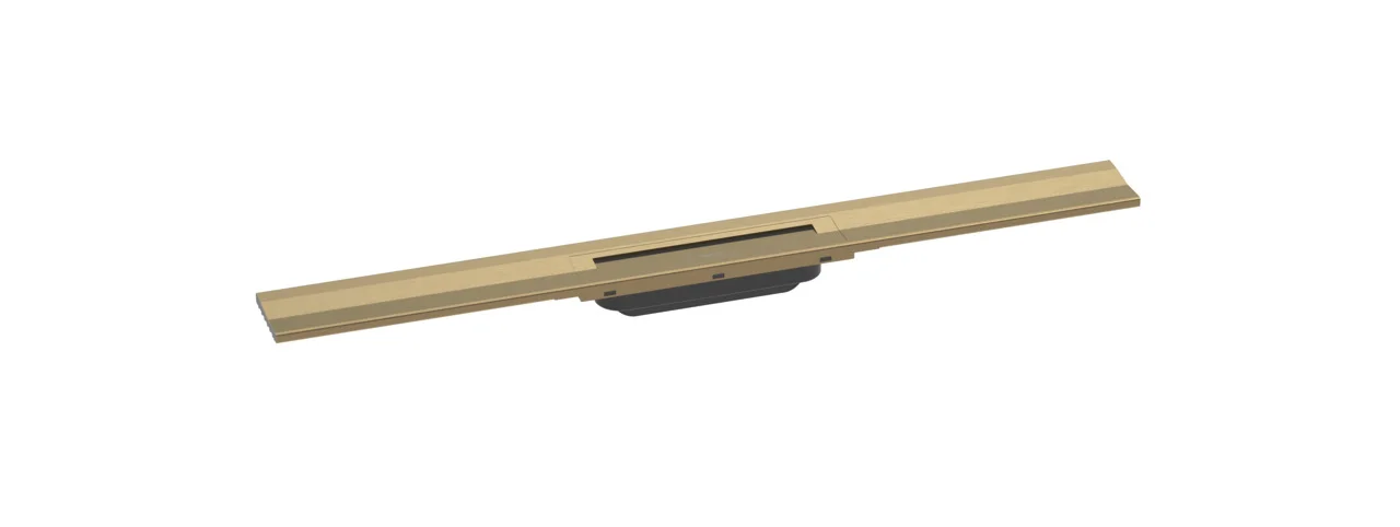 Hansgrohe RainDrain Flex Duschrinne 800 mm, wandangebunden, Brushed Bronze, höhenverstellbar um 10 mm, bis zu 60 l/min Ablaufleistung Hansgrohe RainDrain Flex Duschrinne 800 mm, wandangebunden, Brushed Bronze, höhenverstellbar um 10 mm, bis zu 60 l/min Ablaufleistung