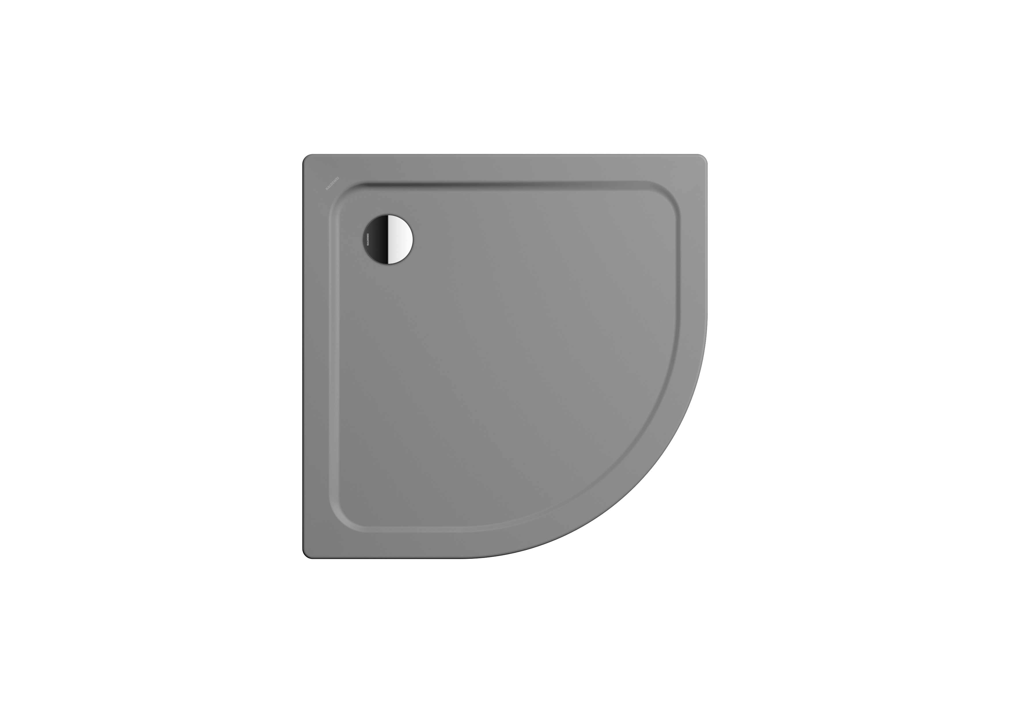 Kaldewei viertelkreis Duschwanne „Arrondo“ 90 × 90 cm in cool grey 40