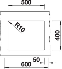 BLANCO SUBLINE 500-U BLANCO SUBLINE 500-U