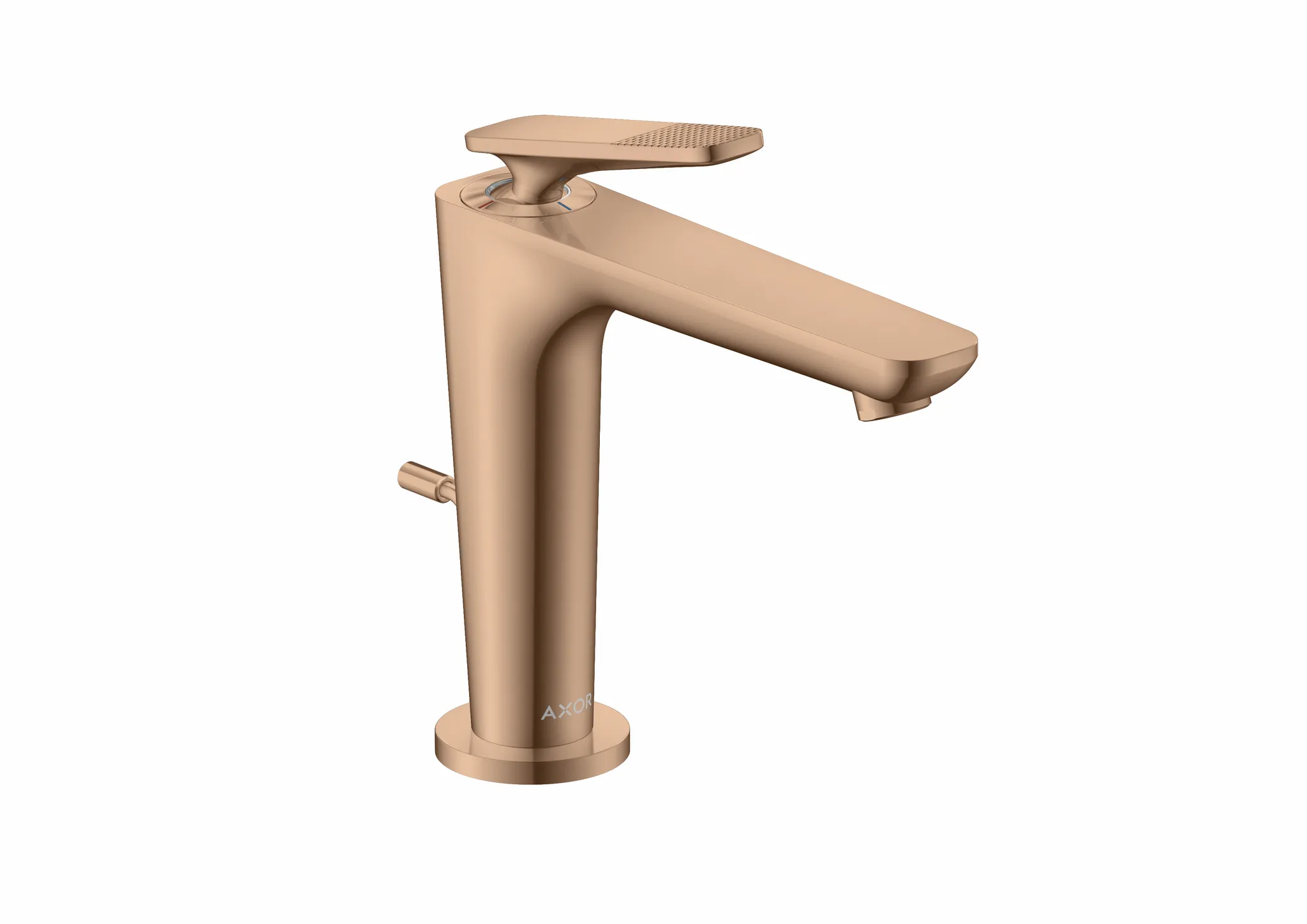 Einhand-Waschtischarmatur „Axor Citterio C“ Ausladung 135 mm in Polished Red Gold Einhand-Waschtischarmatur „Axor Citterio C“ Ausladung 135 mm in Polished Red Gold