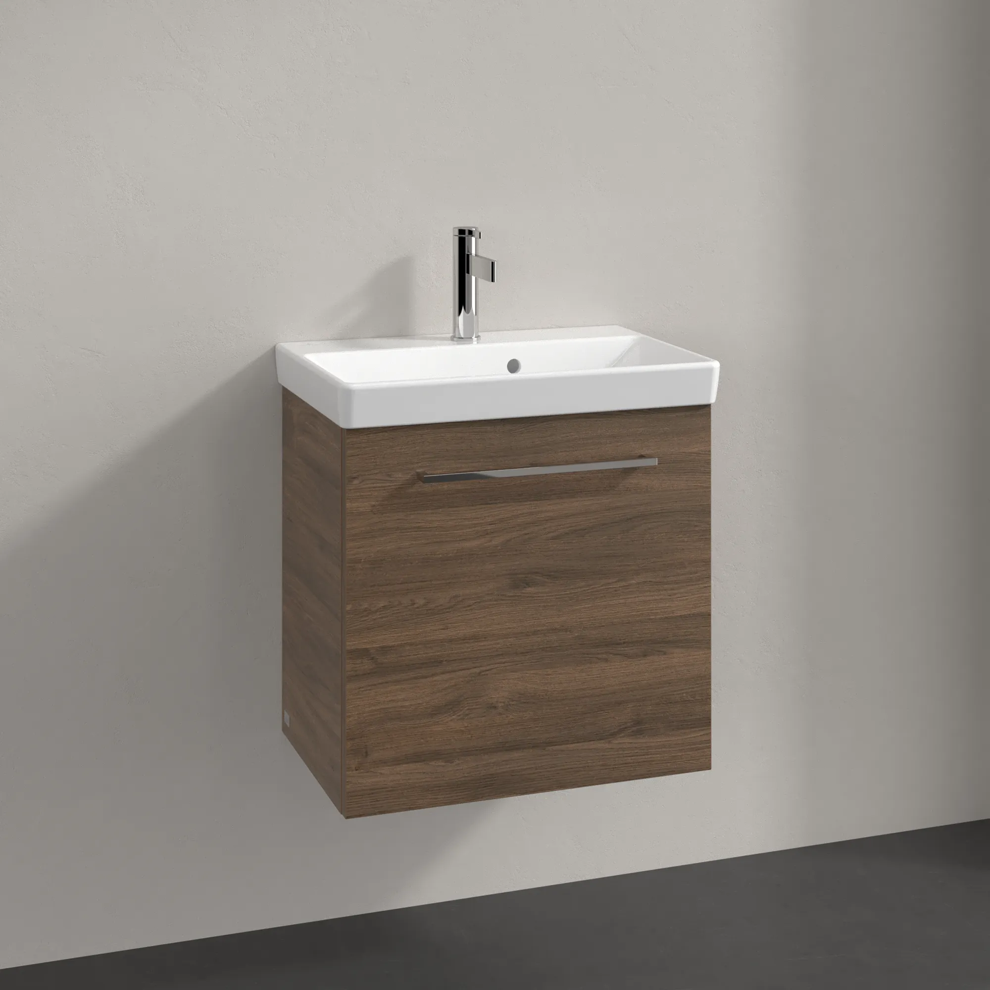 Villeroy & Boch Waschbeckenunterschrank Avento Arizona Oak, 530x514x352mm, 1 Tür, SoftClosing, Wandmontage Villeroy & Boch Waschbeckenunterschrank Avento Arizona Oak, 530x514x352mm, 1 Tür, SoftClosing, Wandmontage