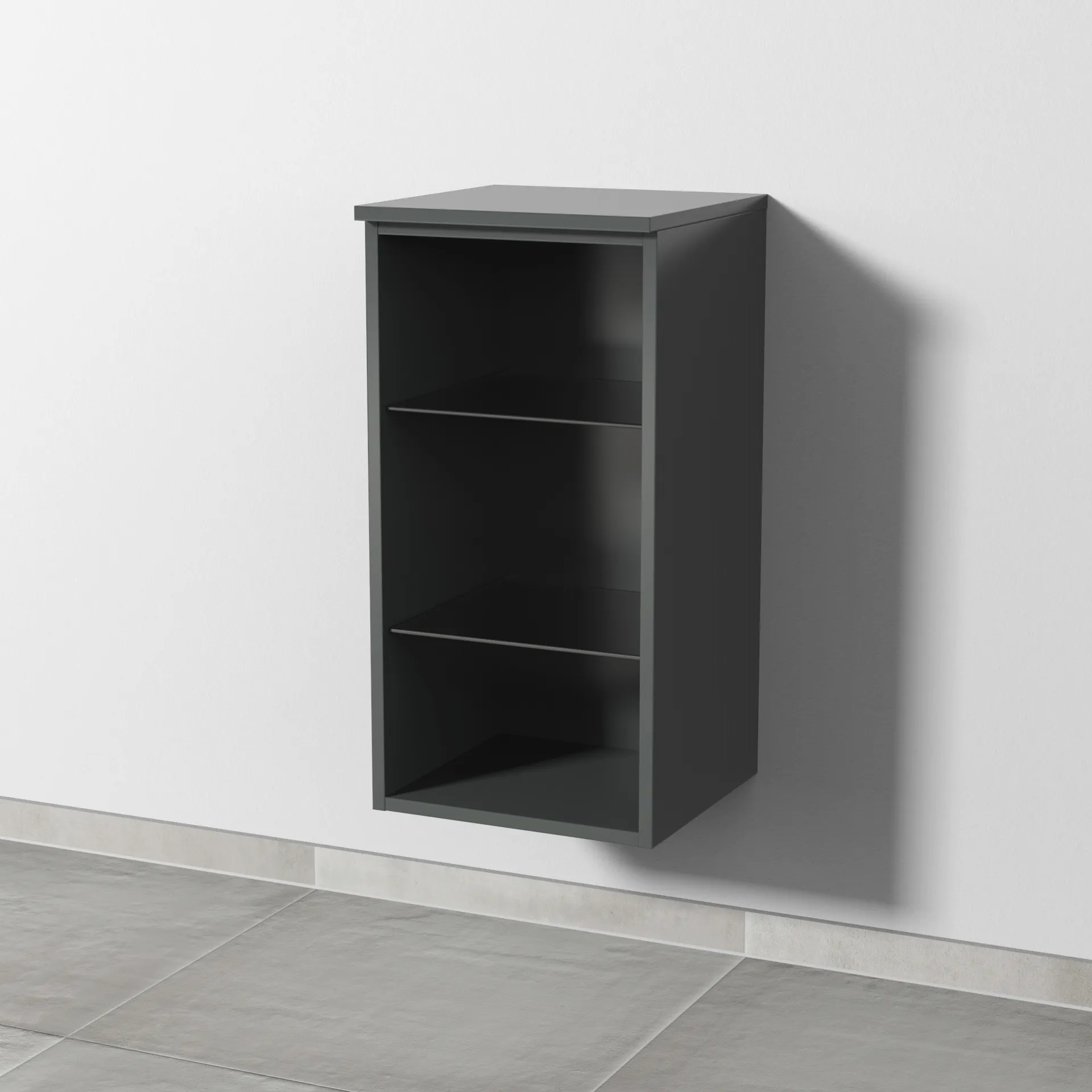 Sanipa Regal „3way“ 350 × 680 × 328 mm in Anthrazit (glanz) Sanipa Regal „3way“ 350 × 680 × 328 mm in Anthrazit (glanz)
