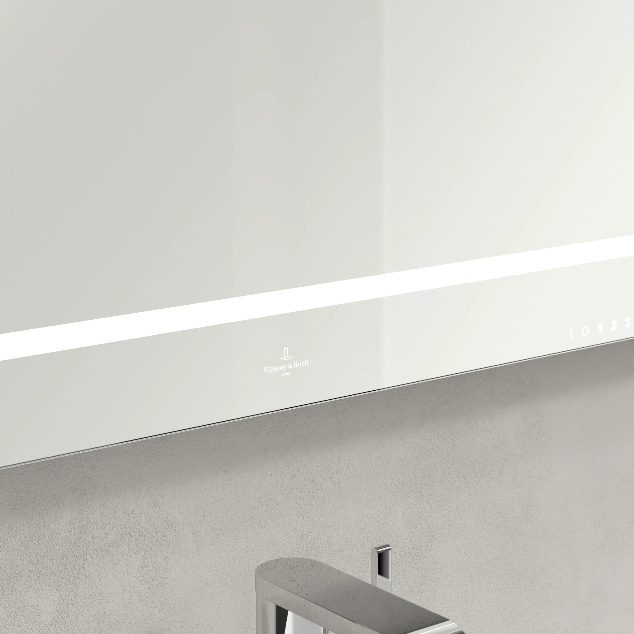 Villeroy & Boch Spiegel „Finion“ 600 × 750 mm in White Matt