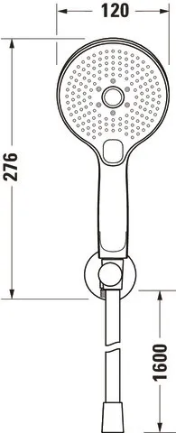 Brausegarnitur „ZubehörArmaturen“ in Weiß (hochglanz)